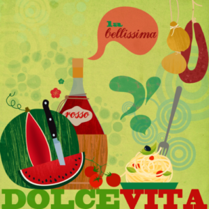 la dolce vita graphic